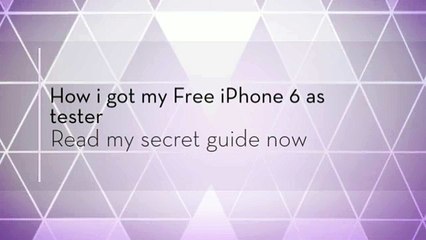 GUIDE - How to get free iPhone 6 - Step By Step