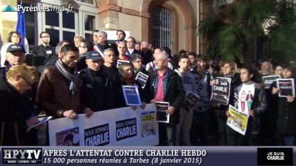 [TARBES] 15 000 pour Charlie Hebdo (8 janvier 2015)