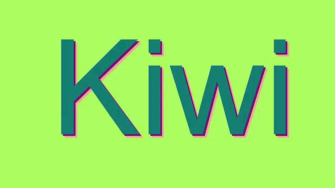 How to Pronounce Kiwi video Dailymotion