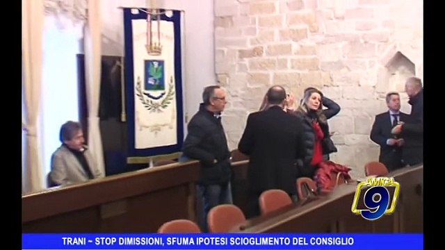TRANI | Stop dimissioni, sfuma ipotesi scioglimento consiglio