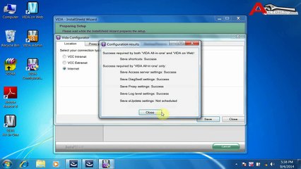 How to install Volvo dice 2014A