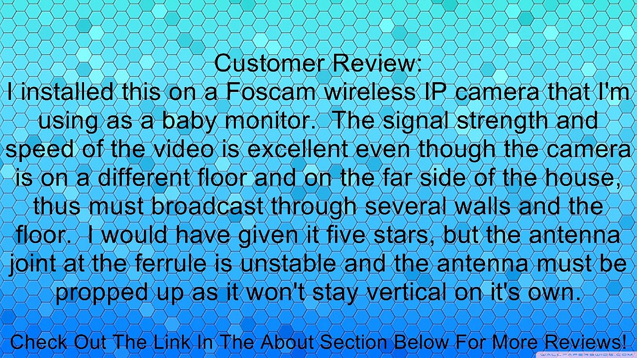 Foscam Wireless Range 9dbi Antenna Expander for Foscam IP Camera - Black Review