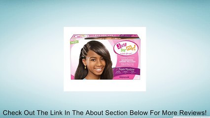 Just For Me No-Lye Nourishing Cr�me Relaxer, Children's Regular, 1 Application Review