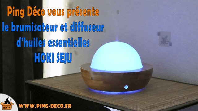 Diffuseur d'huiles essentielles Bambou et verre Hoki Seju (WWW.PING-DECO.FR)