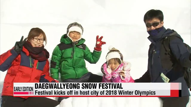 Daegwallyeong Snow Festival kicks off in host city of 2018 Winter Olympics