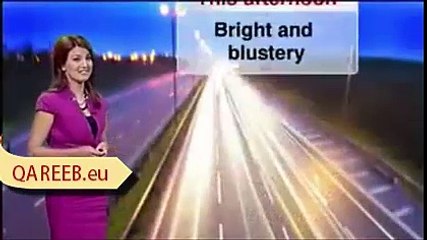 BBC Girl Reham Khan In A Pleasant Mood During Work