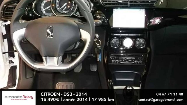 Annonce Occasion CITROëN DS3 VTi 120 So Chic 2014