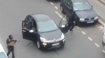 Images de la fuite des hommes qui ont attaqué « Charlie Hebdo »