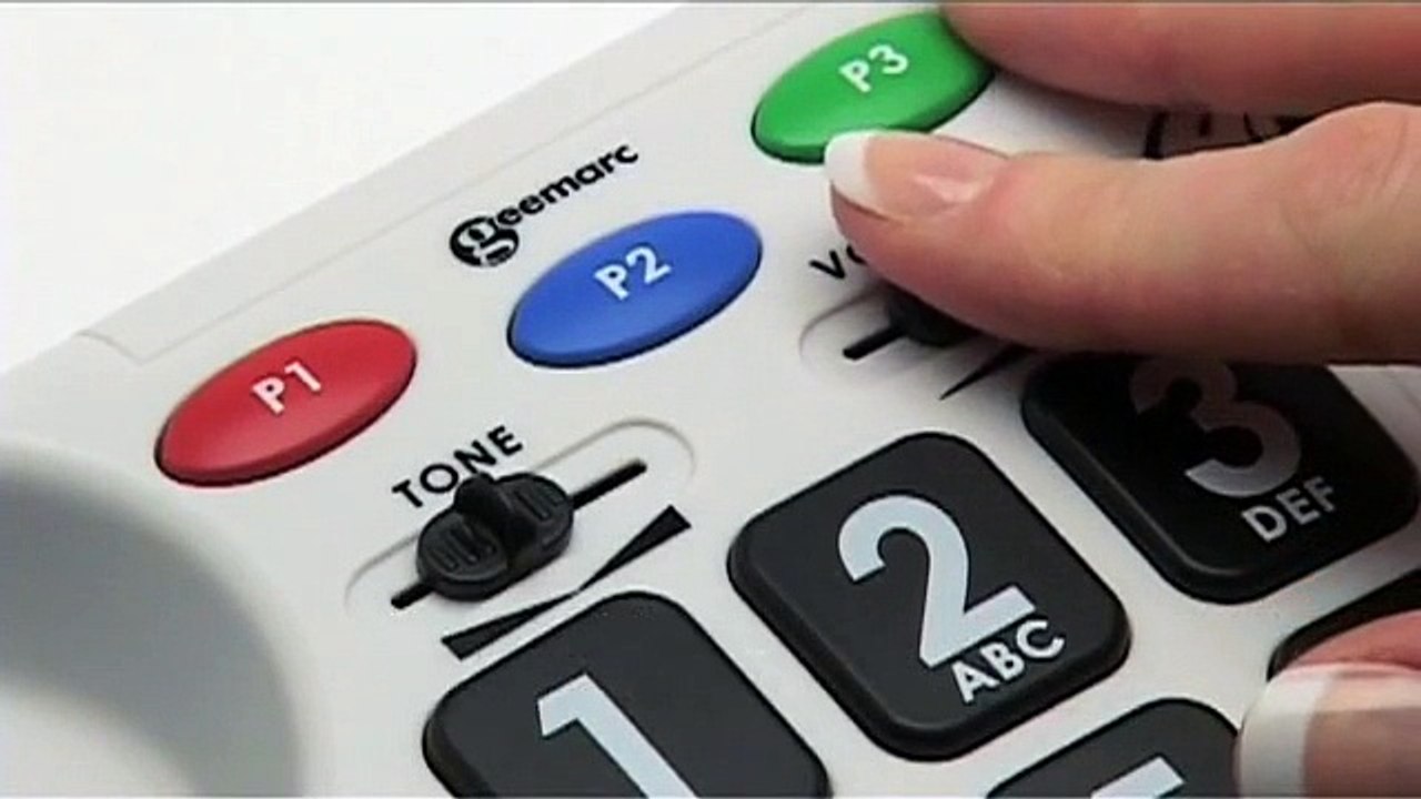 Téléphone malentendant amplipower 40 Geemarc prevenchute