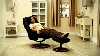 fauteuil de relaxation avec pouf prevenchute