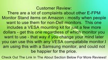 Dell E-FPM Monitor Stand Includes Optional Vesa Mounting Kit for Latitude E-Series E-Family: E4200, E4300, E5400, E5500, E64 Review