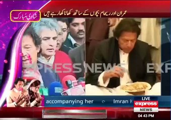Imran Khan 1st Media Talk after Marriage and Vallima