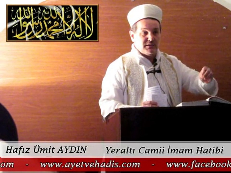 Hafız Ümit AYDIN / Yeraltı Camii İmam Hatibi & Cuma Vaazı