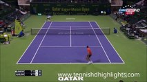 Novak Djokovic vs Ivo Karlovic - Qatar Open 2015 QuarterFinal - Highlights HD