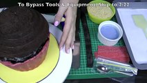 Make a Giant Cupcake Beach Bucket Cake - A Cupcake Addiction How To Tutorial