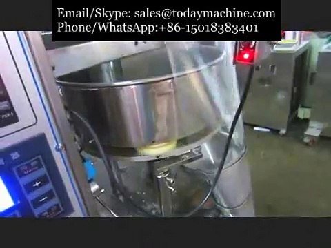 Granules packaging machine how to adjust the volumetric cups for filling packing machinery