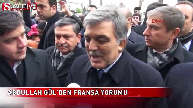 Abdullah Gül'den 'Paris saldırısı' yorumu