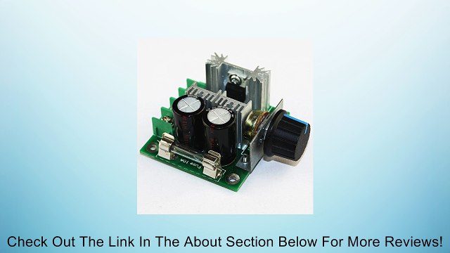 RioRand (TM) 12V-40V 10A PWM DC Motor Speed Controller w/ Knob High Efficiency, High Torque, Low Heat Generating with Reverse Polarity Protection, High Current Protection Review