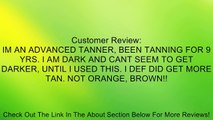 Millenium Tanning New Solid Black Bronzer Tanning Bed Lotion, 100x Review