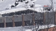Rize - Güneysu?da Kapalı Spor Salonunun Çatısı Çöktü