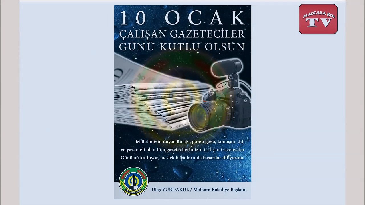 BELEDİYE BAŞKANI ULAŞ YURDAKUL'DAN 10 OCAK ÇALIŞAN GAZETECİLER GÜNÜ DOLAYISIYLA KUTLAMA MESAJI