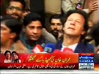 Imran Khan Media Talk For The First Time After Wedding 9th Jan 2015