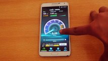 Samsung Galaxy Note 3 Android 50 Lollipop Internet Speed Test