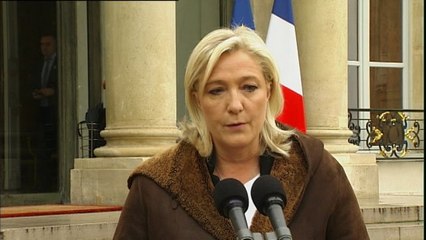 Marche républicaine : Marine Le Pen estime ne pas avoir obtenu satisfaction