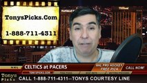 Indiana Pacers vs. Boston Celtics Free Pick Prediction NBA Pro Basketball Odds Preview 1-9-2015