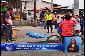 Hombre muere aparentemente producto de una caída