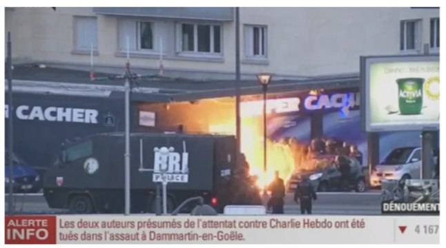 Charlie Hebdo : assauts simultanés à Dammartin et à l'Hypercacher à Paris