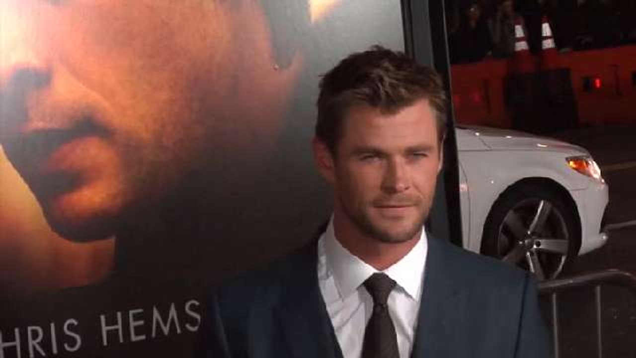 Chris Hemsworth At The Blackhat Premiere