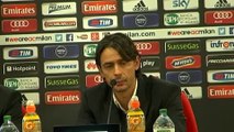 Milan, Inzaghi: 'Cerci ha bisogno di recuperare. Destro? È alla Roma'