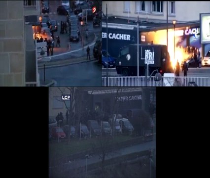 Assaut du GIGN et RAID de la Porte de Vincennes (Paris - Chalie Hebdo)
