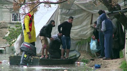 Gaza: inondations et dégâts après de fortes pluies