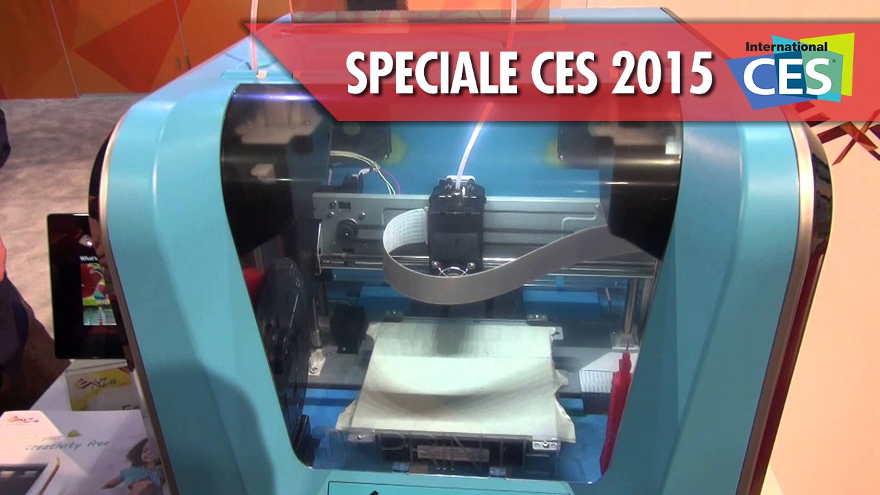 XYZ DaVinci Jr. CES 2015 || Stampante 3D compatta by XYZ