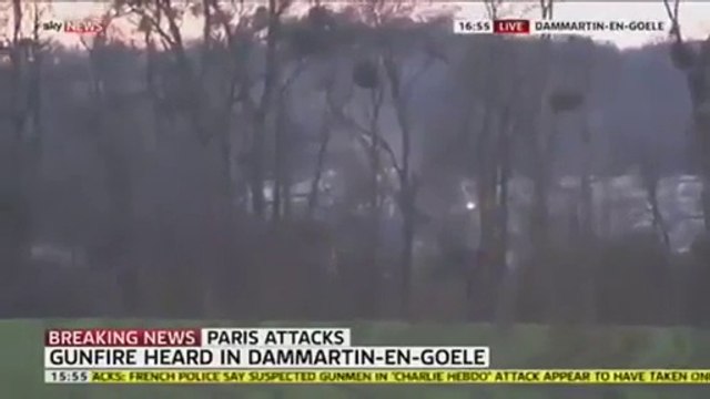 Dammartin-en-Goële : la vidéo de l'assaut et des tirs fournis (SkyNews)