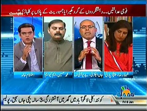 Pakistan Aaj Raat ~ 9th January 2015 - Pakistani Talk Shows - Live Pak News