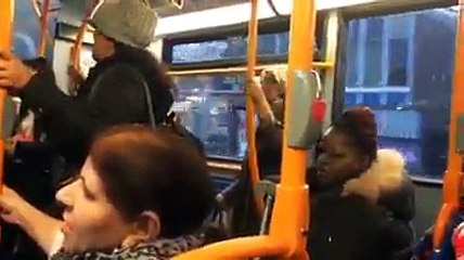 Desi aunty is so irritating! In London Bus