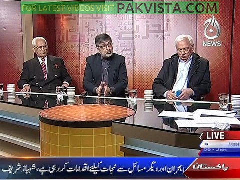 Bottom Line With Absar Alam on Aaj TV Jan 09 2015