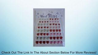 3-pack Self-adhesive Heart-shaped Gemstone Sticker Sheet Review