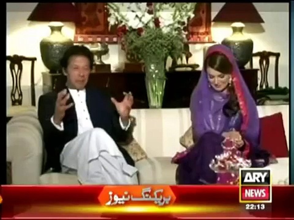 Khara Sach 9th January 2015 ( Imran Khan & Reham Khan Exclusive )  With Mubashir Lucman