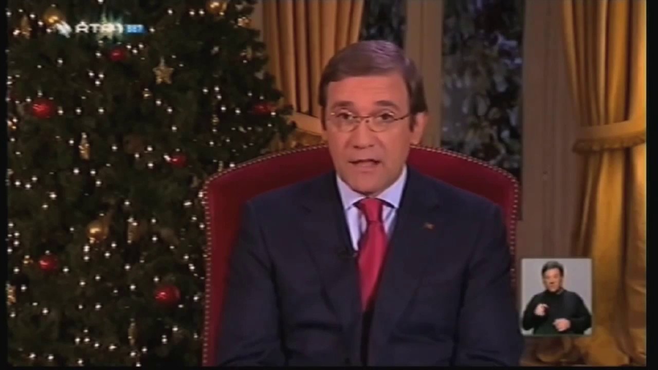Passos Coelho Apresenta A Previsão Do Tempo