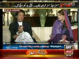 KHARA SACH Mubashir Luqman and Guest Chairman PTI Imran Khan ,Wife Reham Khan