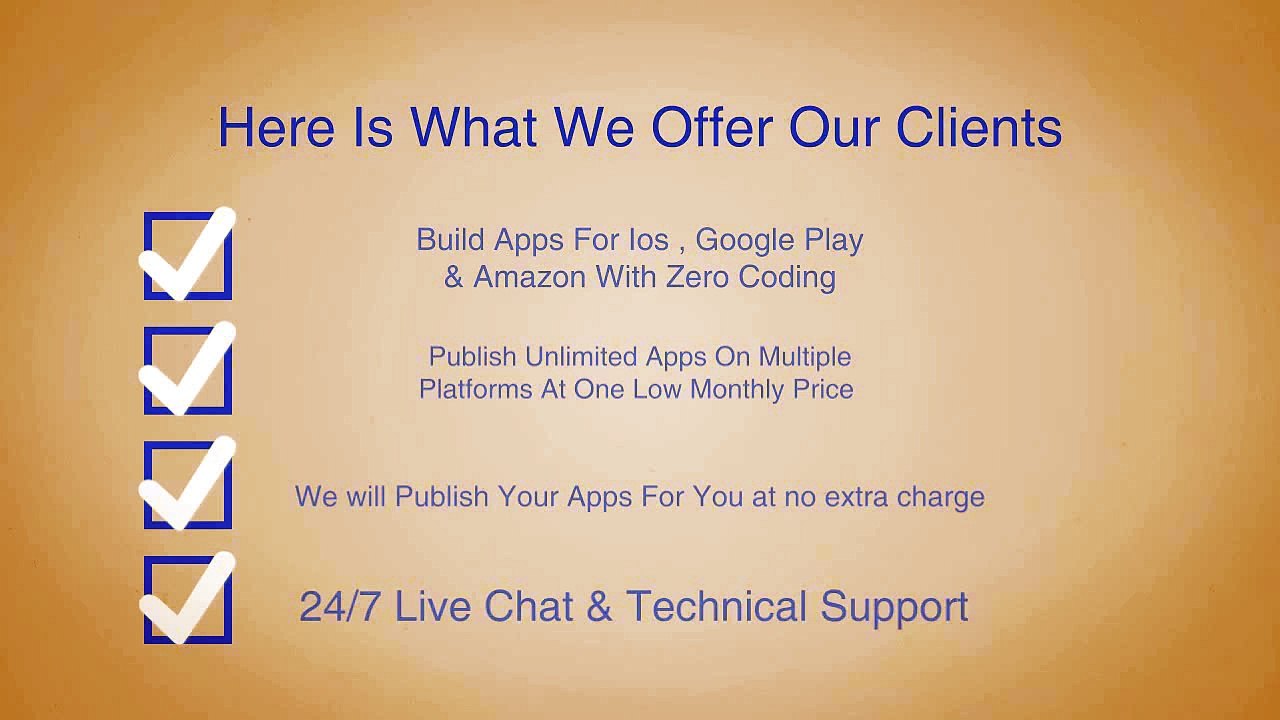 Build Mobile Apps With Zero Coding Skills