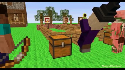 Minecraft Animation - Minecraft Produced - Top 10 Monster School Minecraft Animations 2014