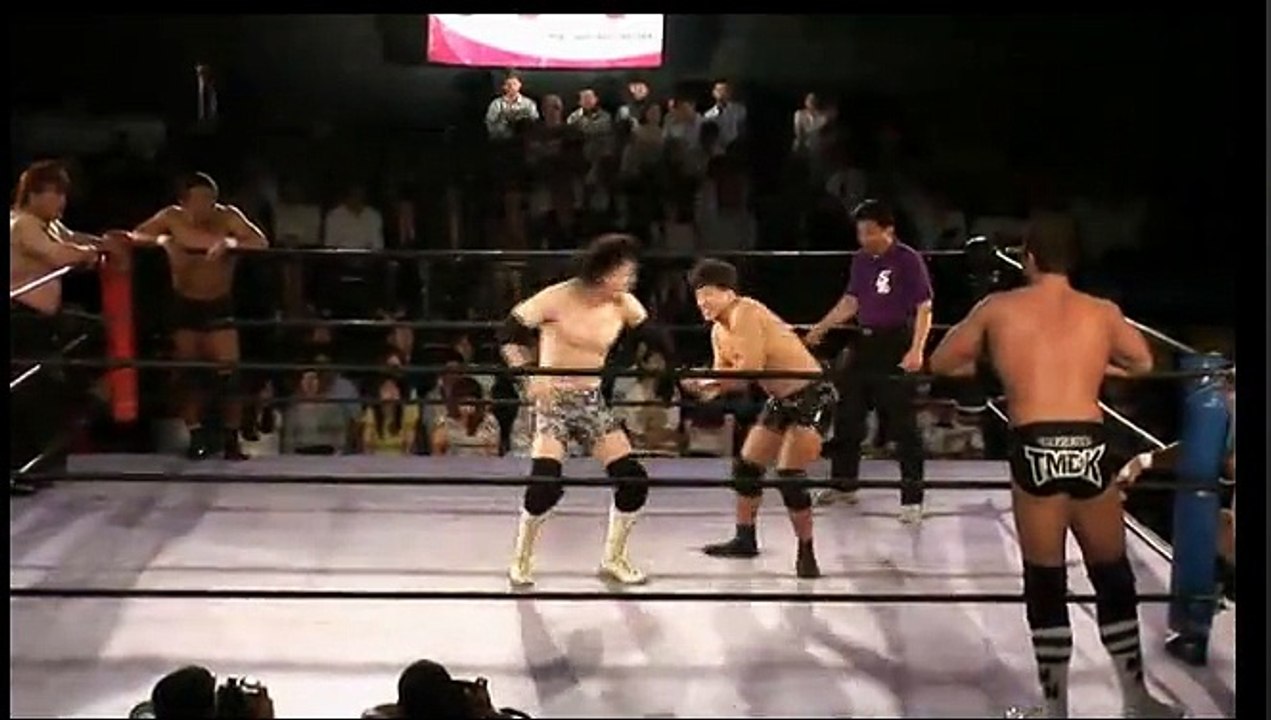 TMDK (Mikey Nicholls & Shane Haste) & Yoshinari Ogawa vs. No Mercy (Akitoshi Saito, Daisuke Harada & Takashi Sugiura)