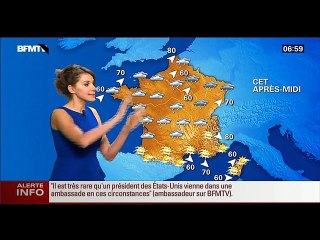 2015 01 09 - FANNY AGOSTINI - BFM TV - LA METEO #JESUISCHARLIE