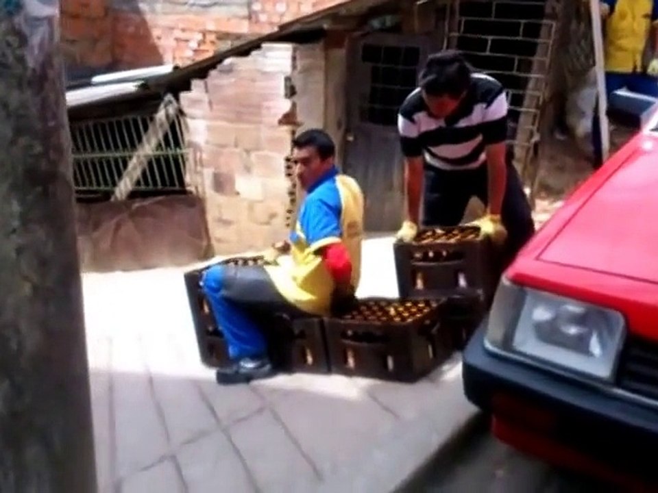 Downhill beer delivery is more extreme than MTB or BMX!