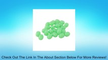 25 Pcs 5 x 6.5mm Green Soft Plastic Luminous Egg Fishing Beads Review